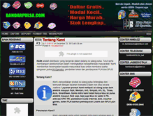Tablet Screenshot of bandarpulsa.com